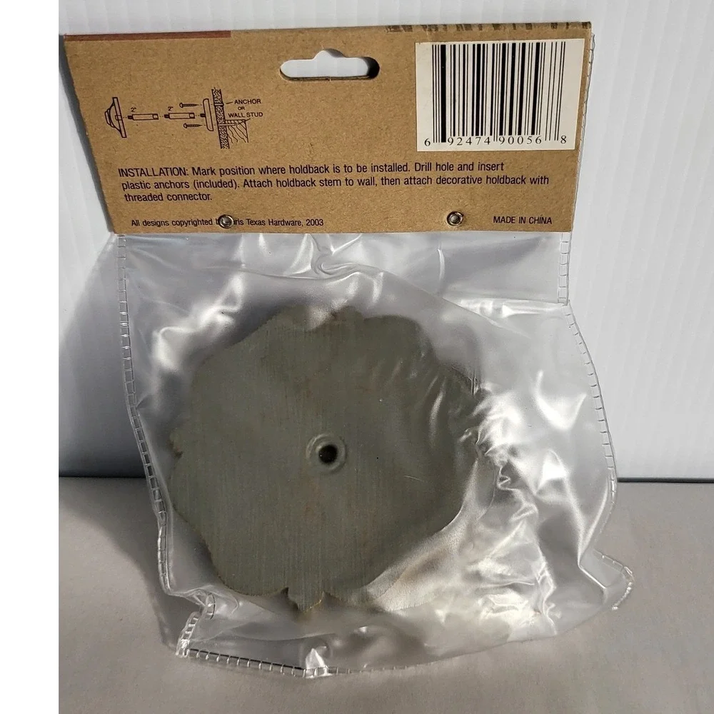 Paris Marche Curtain Tiebacks Holdbacks Drapes Bronze Home Decor, 1 Pair - Picture 3 of 5